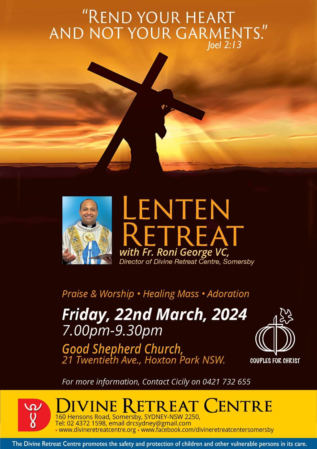 Retreat Details at Good Shepherd Church, Hoston Park