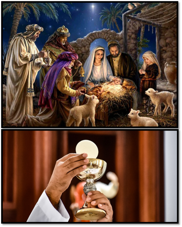 Reflecting on the birth of Jesus and the Holy Eucharist as we draw nearer to Christmas
