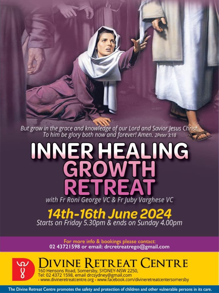 Inner Healing Retreat June 2024