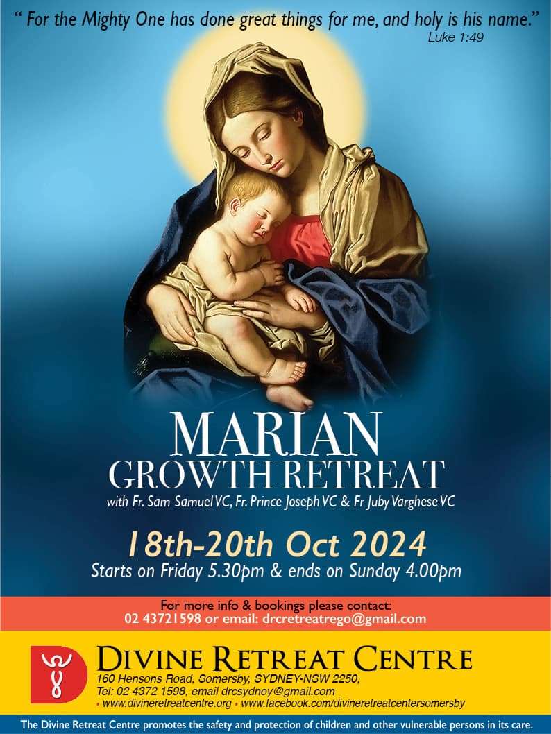 Marian Retreat October 2024