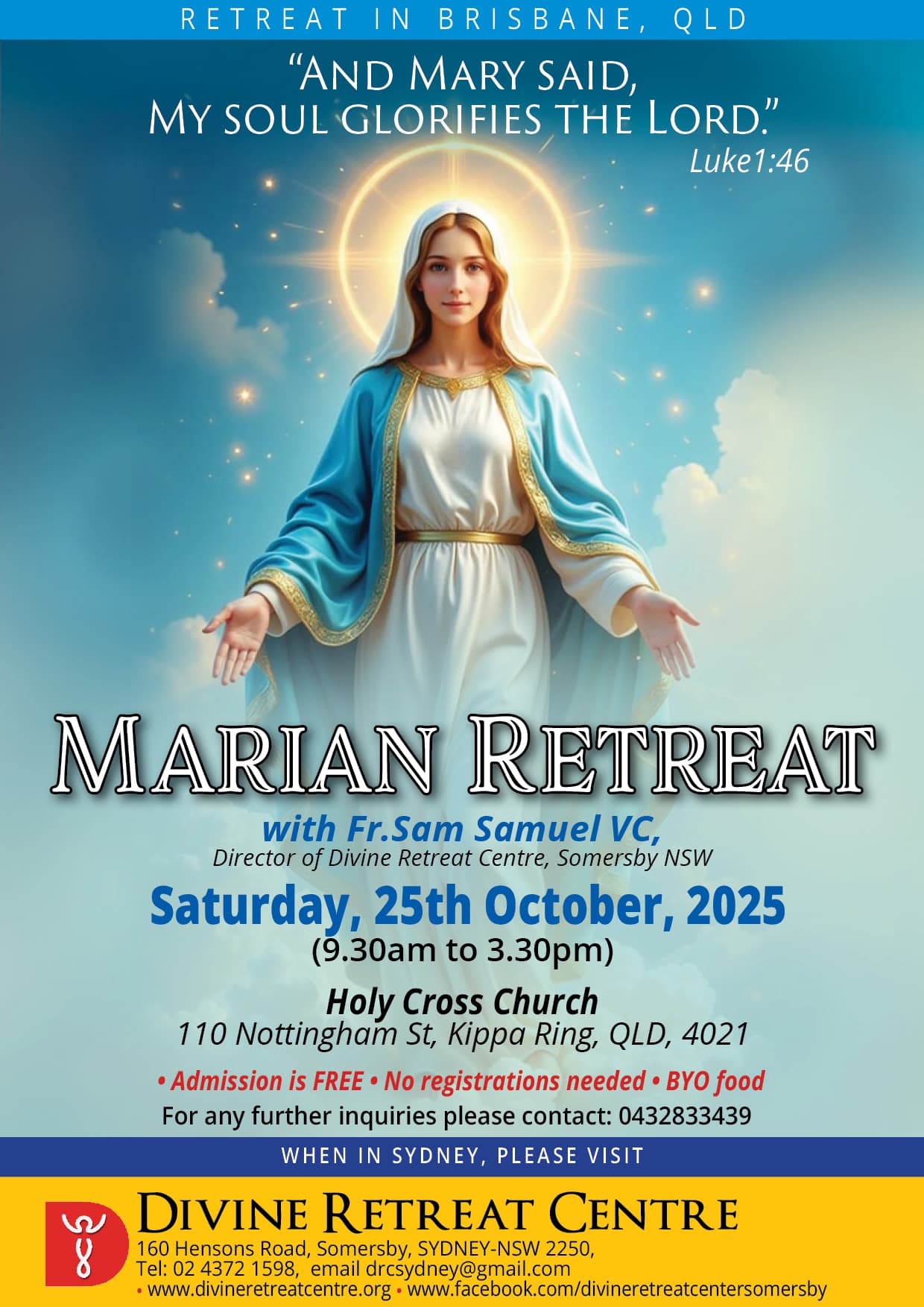Marian Retreat at Brisbane